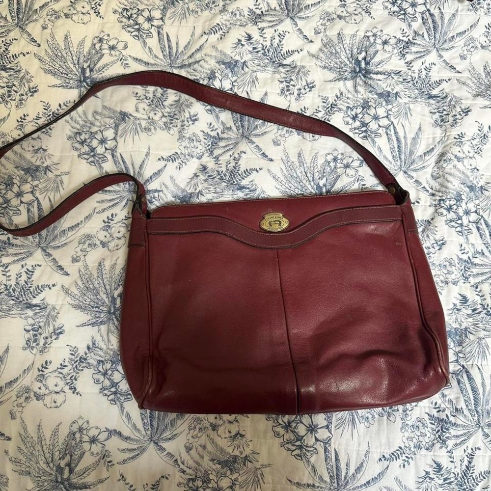 Vintage Y2K Ettiene Aigner handcrafted leather‎ shoulder bag